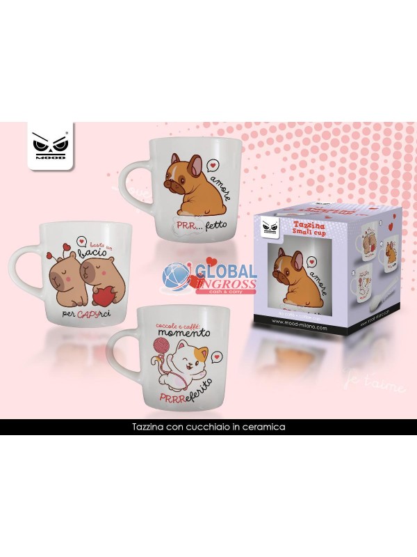 TAZZINA CAFFE' LOVE C/CUCCHIAINO