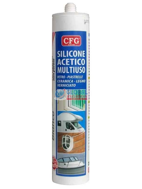 SILICONE BIANCO ACETICO280ml