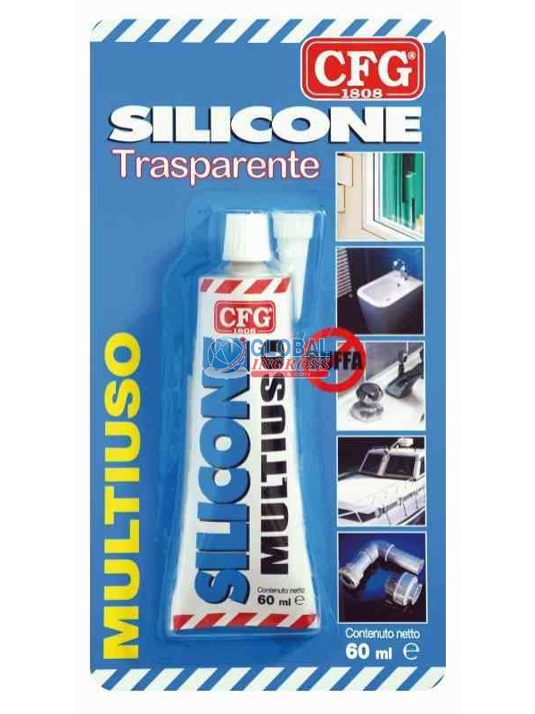 SILICONE 60ml TRASPARENTE SANITARIO