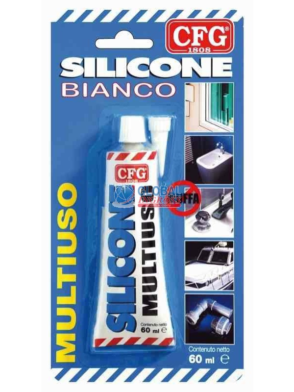 SILICONE 60ml BIANCO SANITARIO