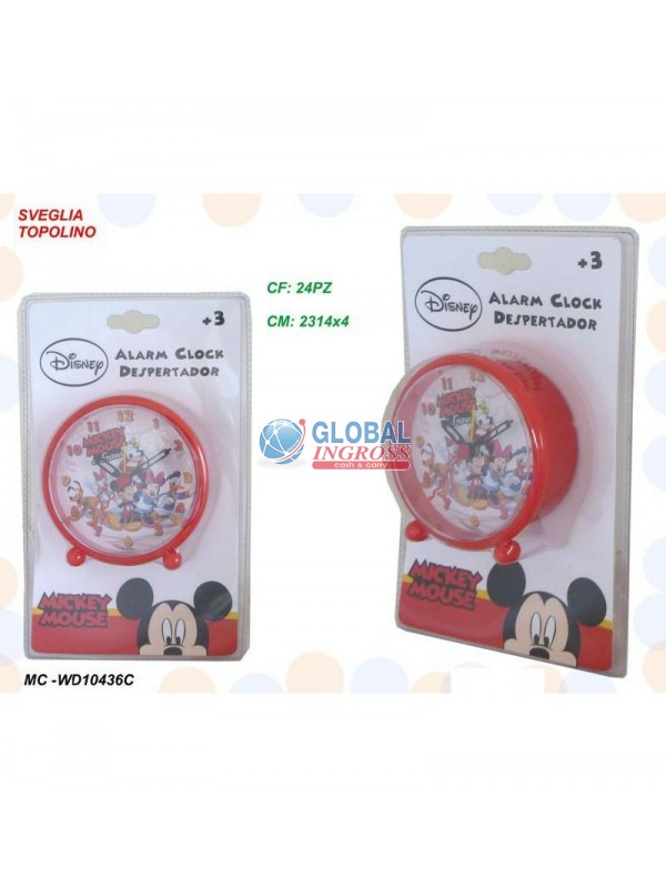 SVEGLIA MICKEY 9cm