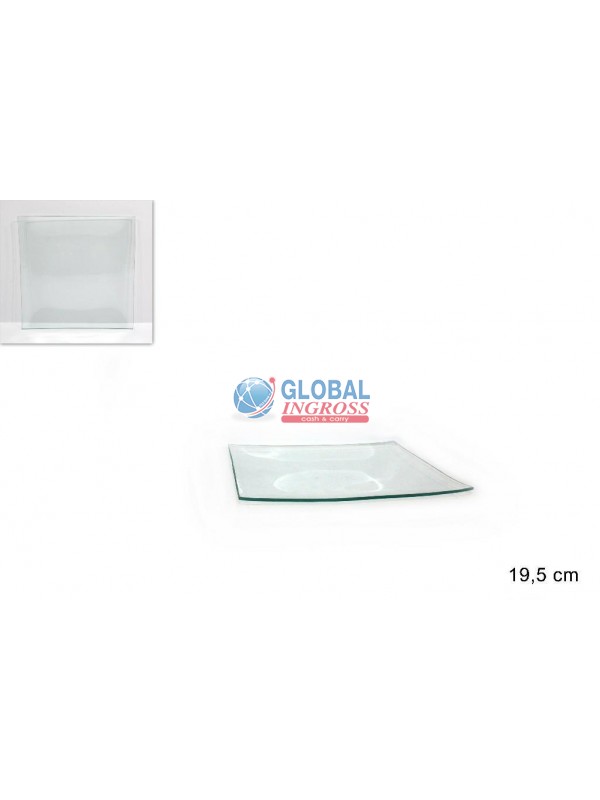 PIATTO DECOUPAGE QUADRATO MEDIO