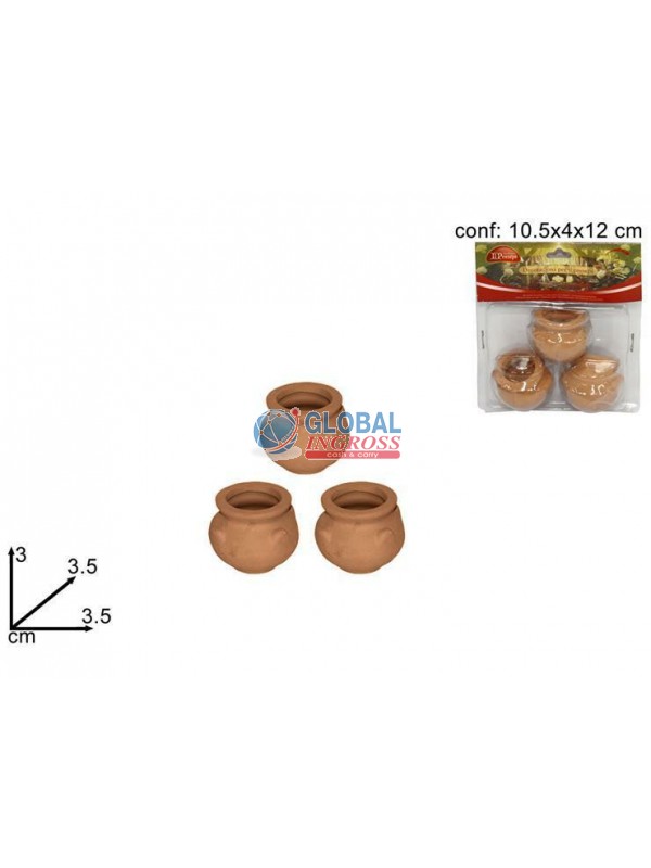 VASO TERRACOTTA 3pz
