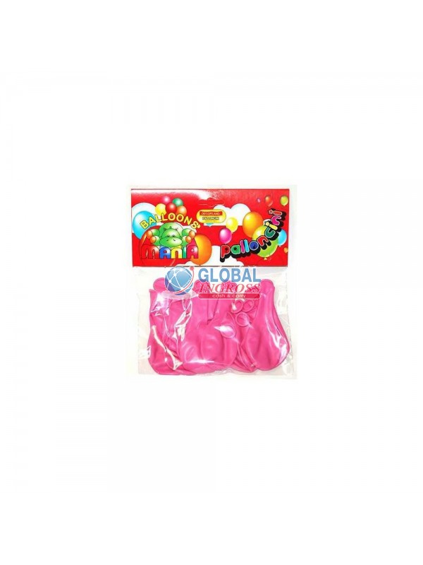 PALLONCINI MONOCOLORE ROSA 18pz