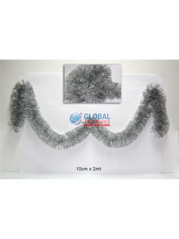 FILO ADDOBBO ARGENTO 10cm x2mt