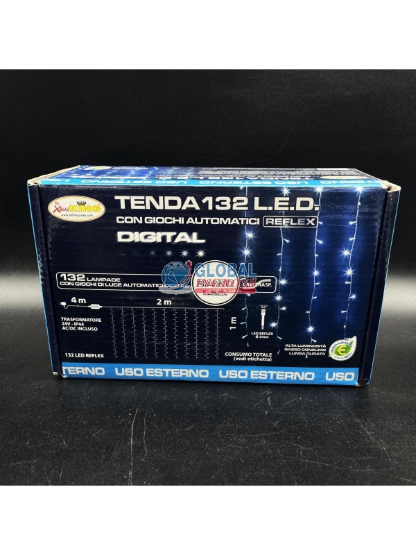 TENDA 132 LED BIANCO+GIOCHI PER ESTERNO