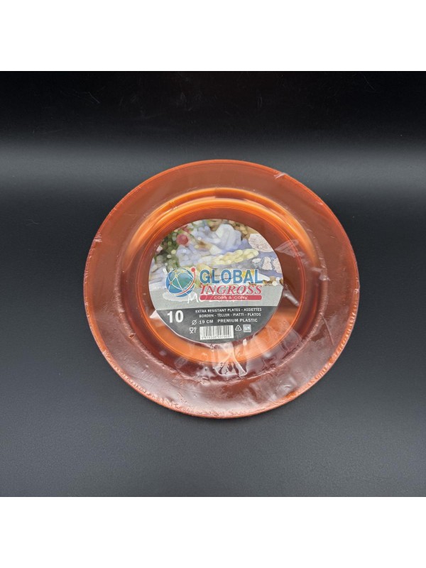 PIATTI ARANCIO CM.19
