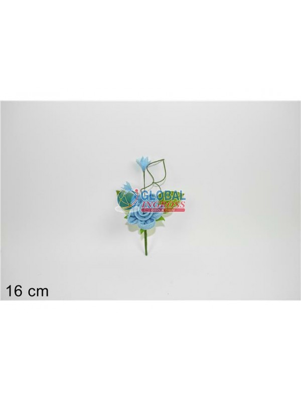 SPILLONE FIORE JUTA CELESTE