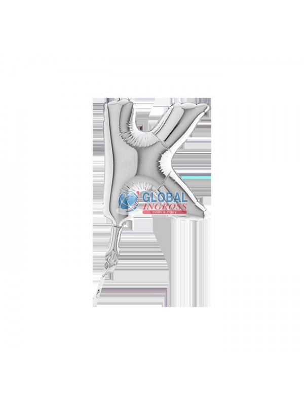 LETTERA SMALL ARGENTO K