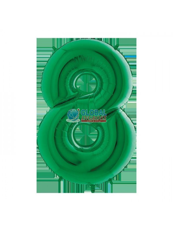 MYLAR NUMERO VERDE 8