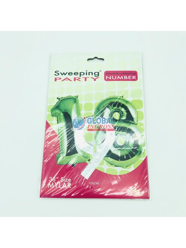 PALLONE 125cm ARGENTO n.9