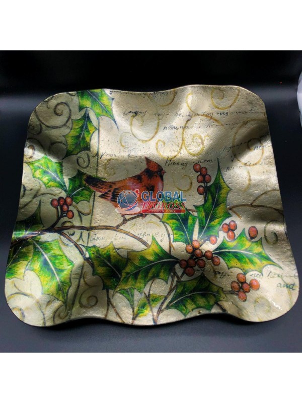 C/TAVOLA AGRIFOGLIO QUADR.