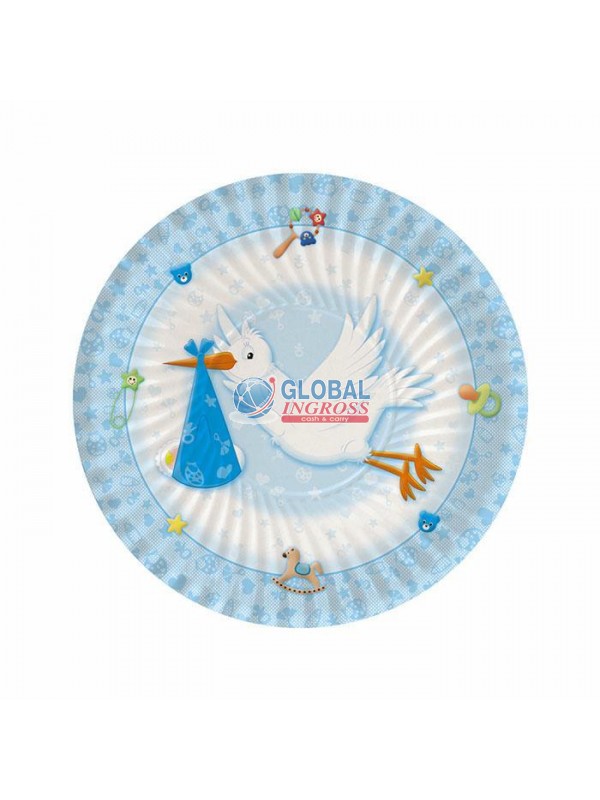 PIATTI BENVENUTO CICOGNA 10pz