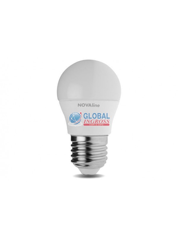 LAMPADINA LED FREDDO SFERA E27 7W