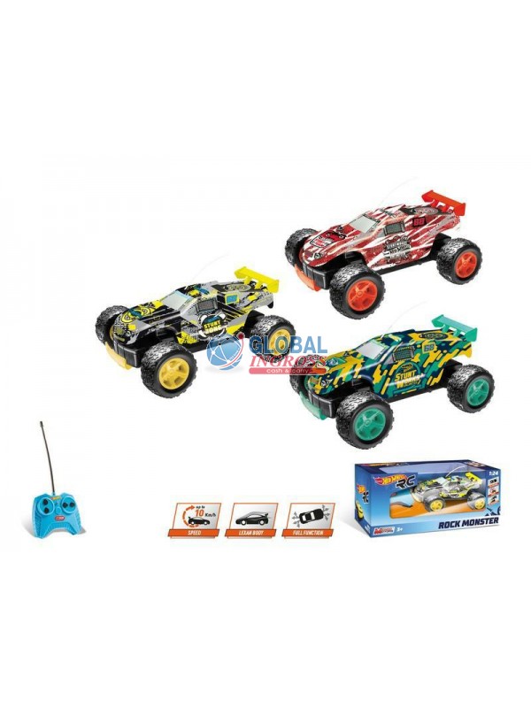 R/C 1:24 HOT WHEELS ROCK MONSTER