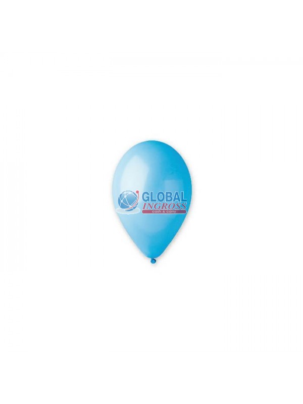 PALLONCINI MEDIUM 25pz CELESTE 10'/26cm