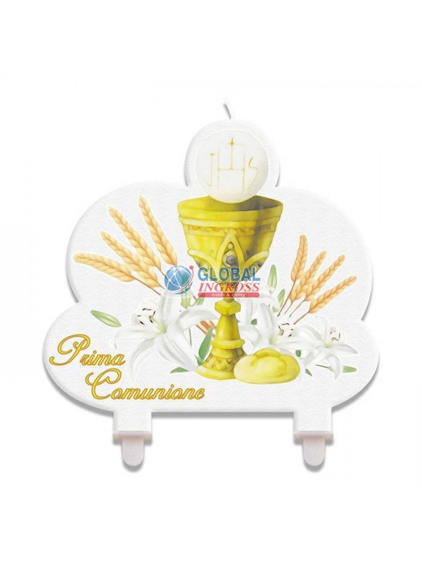 CANDELA SAGOMATA COMUNIONE