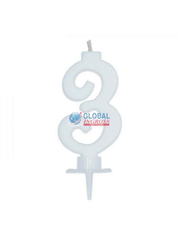 CANDELINA CERA BIANCA 3