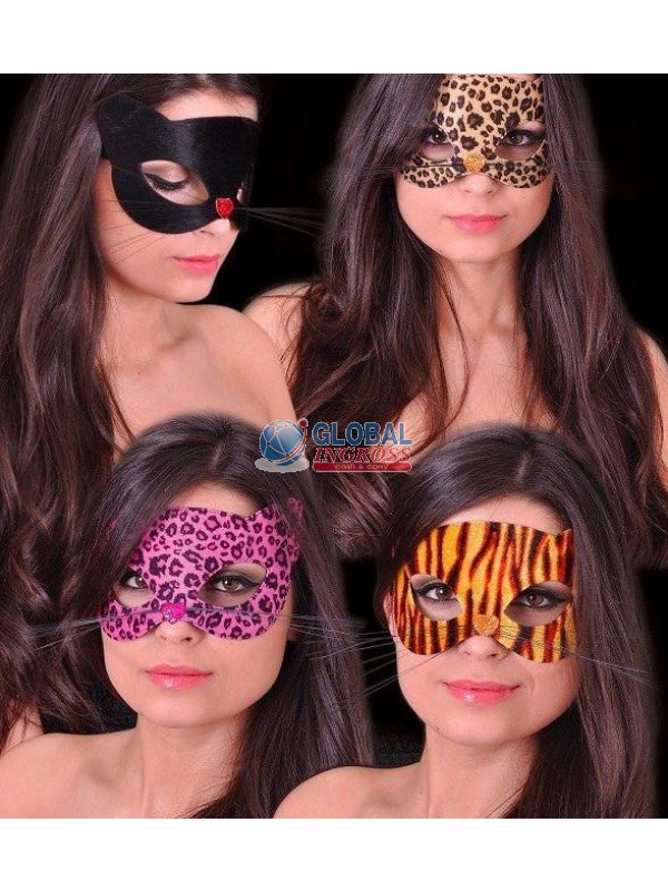 MASCHERINA GATTO TESSUTO