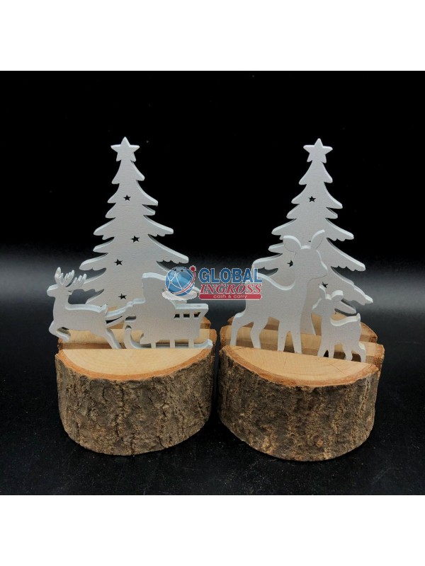 SEGNAPOSTO TRONCO LEGNO