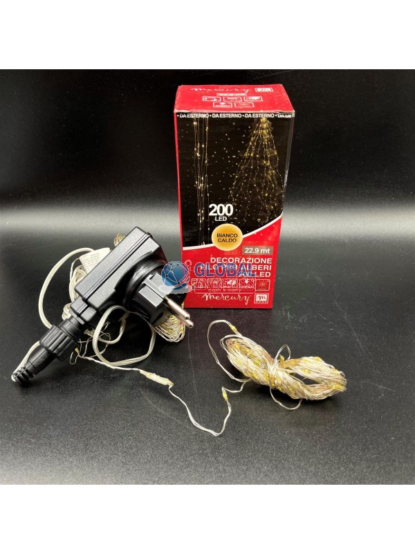 FILO 200 LED BIANCO CALDO ESTERNO