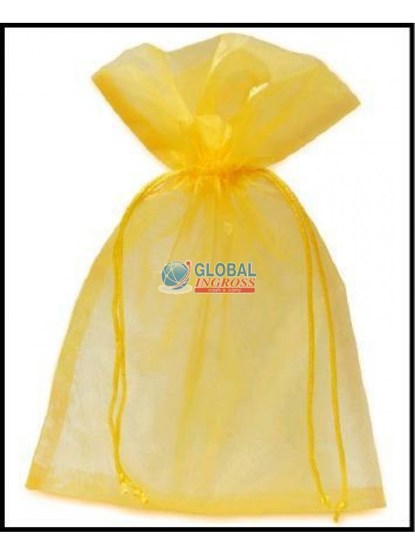 SACCHETTO 8x10 GIALLO