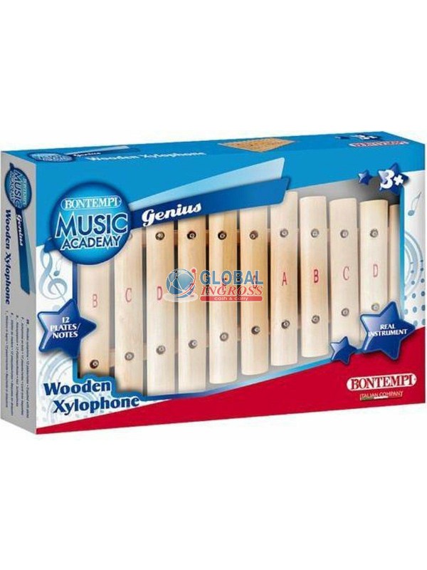 XILOFONO LEGNO 12 NOTE C/BACCHETTE