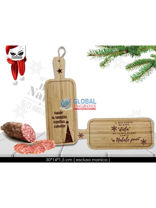TAGLIERE NATALE BAMBOO