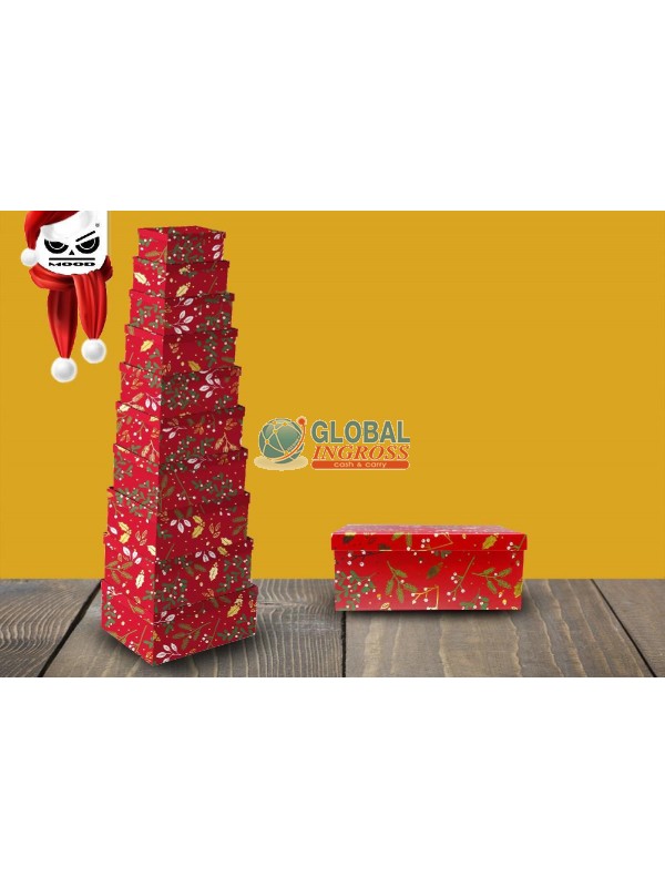 SCATOLA NATALE BORDEAUX31x23x13