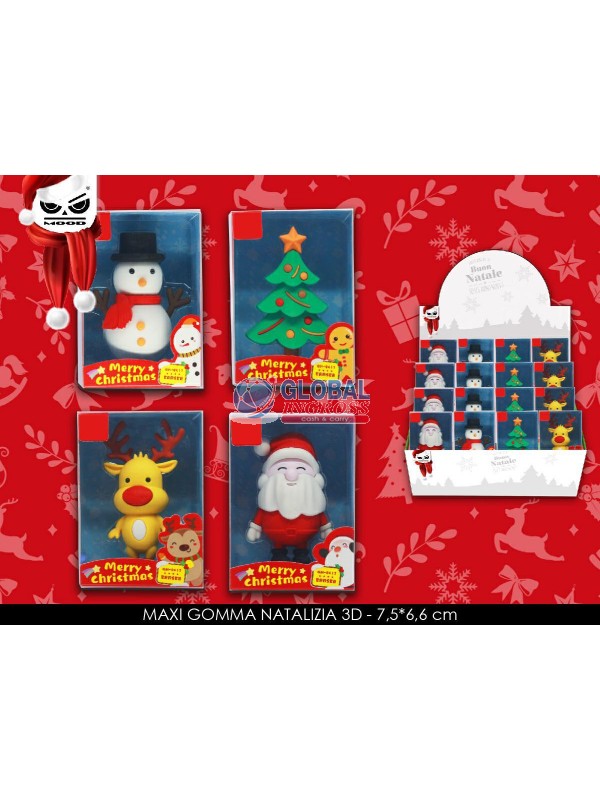 GOMMA NATALE MAXI 3D