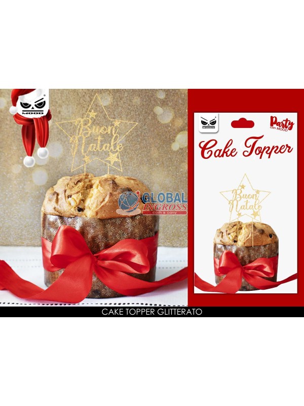 CAKE TOPPER BUON NATALE