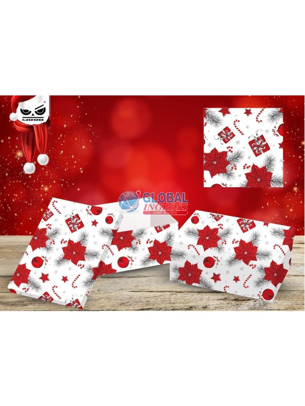SCATOLA NATALE STELLA NATALIZIA 33x26x14