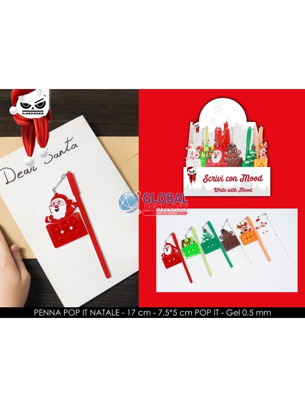 PENNA NATALE POP IT ass.