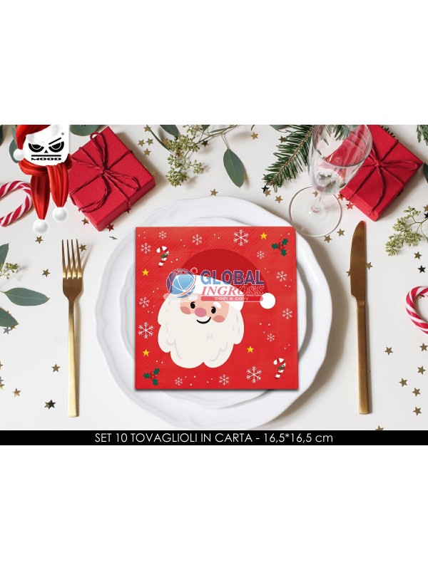 PARTY TOVAGLIOLI NATALEBABBO 20pz