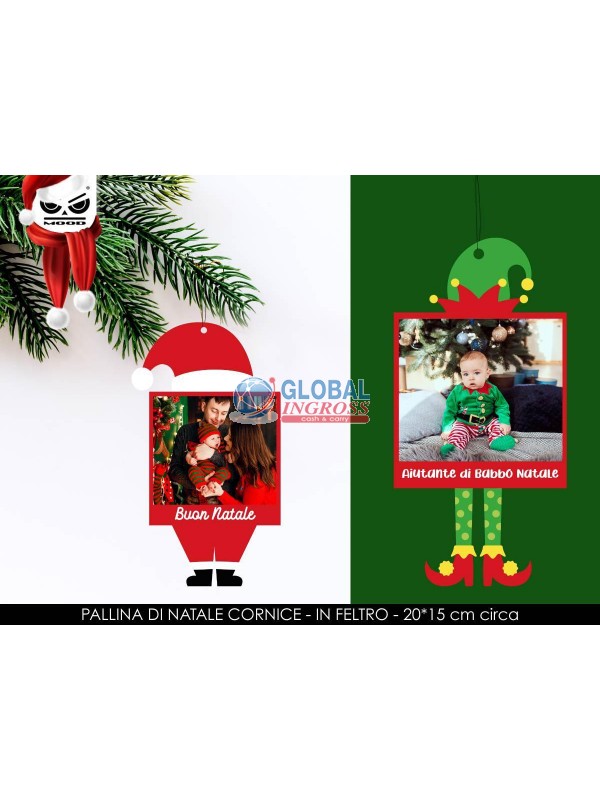 CORNICE NATALE DECORAZIONE ALBERO