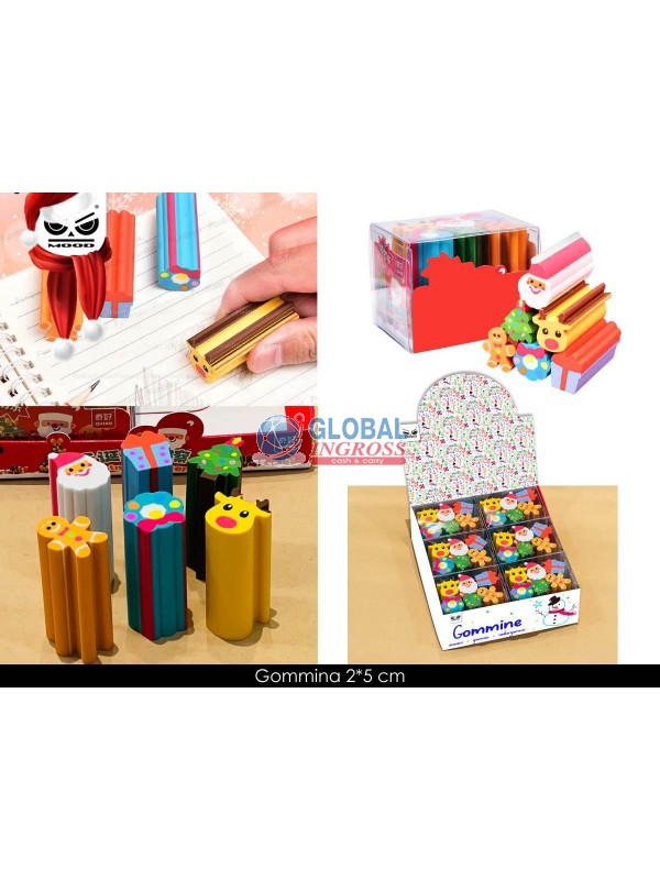 GOMMINE NATALE 6pz