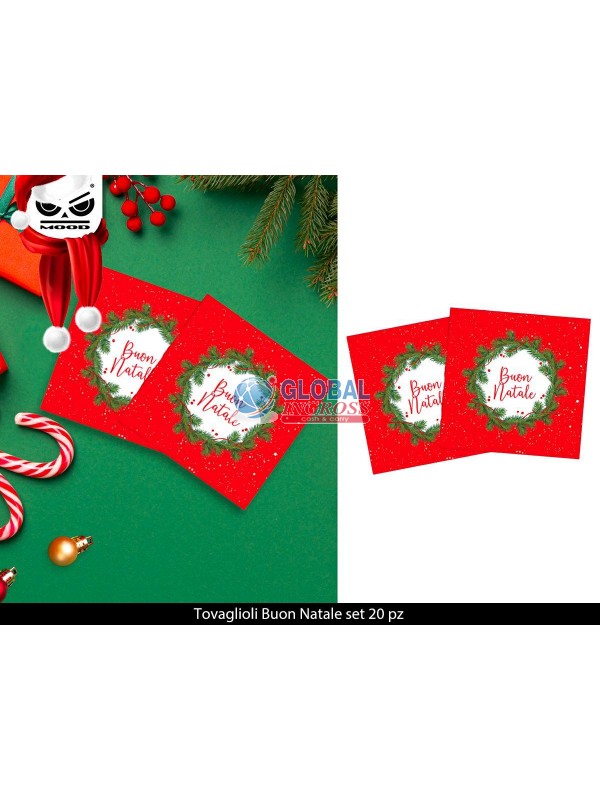 PARTY TOVAGLIOLI NATALE20pz