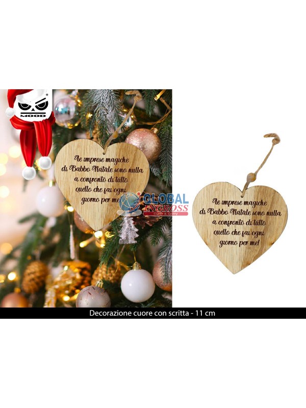 DECORAZIONE LEGNO CUOREC/SCRITTE ASS.