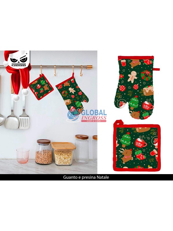 SET CUCINA NATALE GUANTO E PRESINA COOKING MOOD