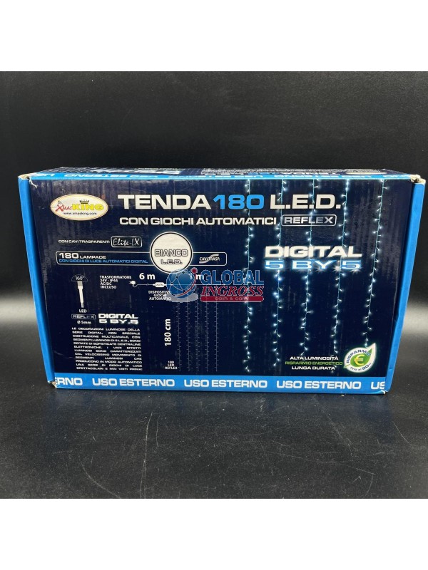 TENDA 180 LED EST. BIANCO