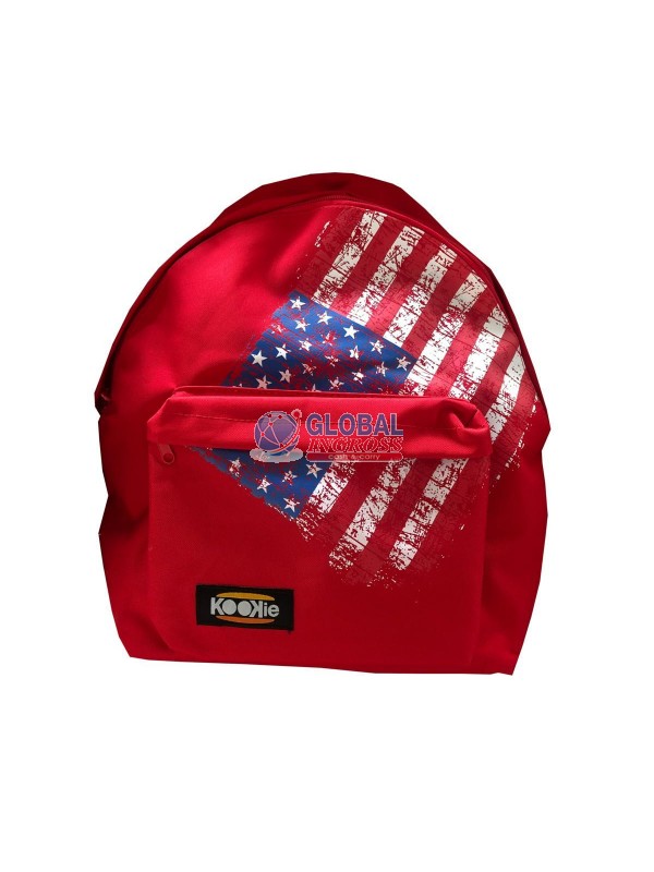 ZAINO KOOKIE STARS/STRIPES ROSSO