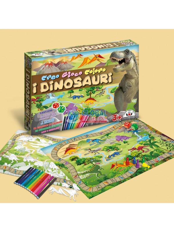 CREO GIOCO COLORO I DINOSAURI